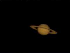 saturn 0040: Saturn, shot with Philips TOUCAM-III-pro, using 8" F/10 SCT, f/30 shot using Meade series 5000 TeleXtender 3x Date: March 31, 2008, 22.36 CET
