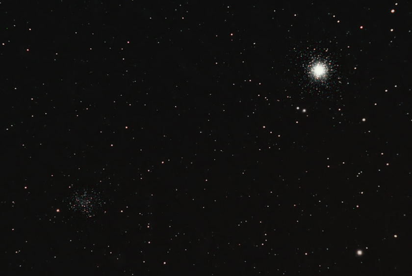 M53+NGC 5053
130mm APO at F6 + 350D
20 X 3mins