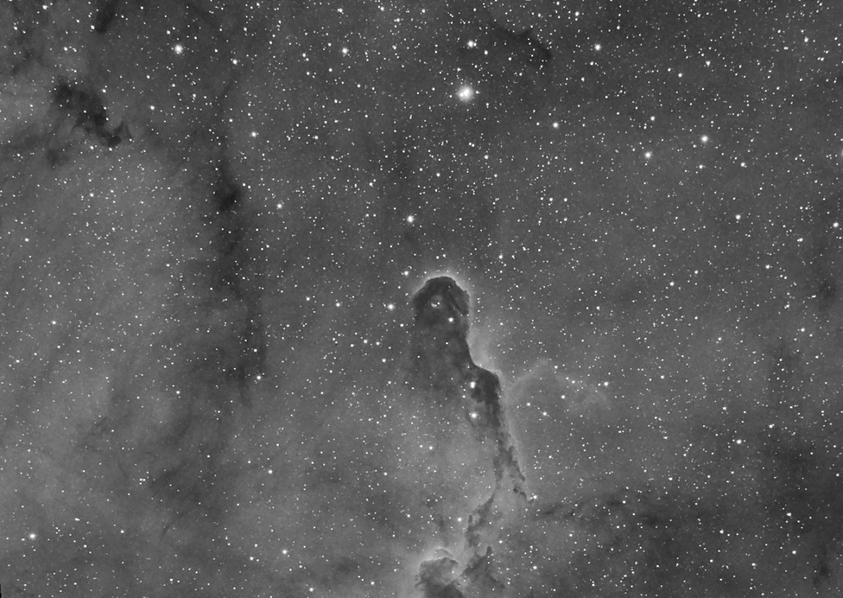 IC1396 ElephantsTrunk - Ha only from SGL5. Incomplete... but aren