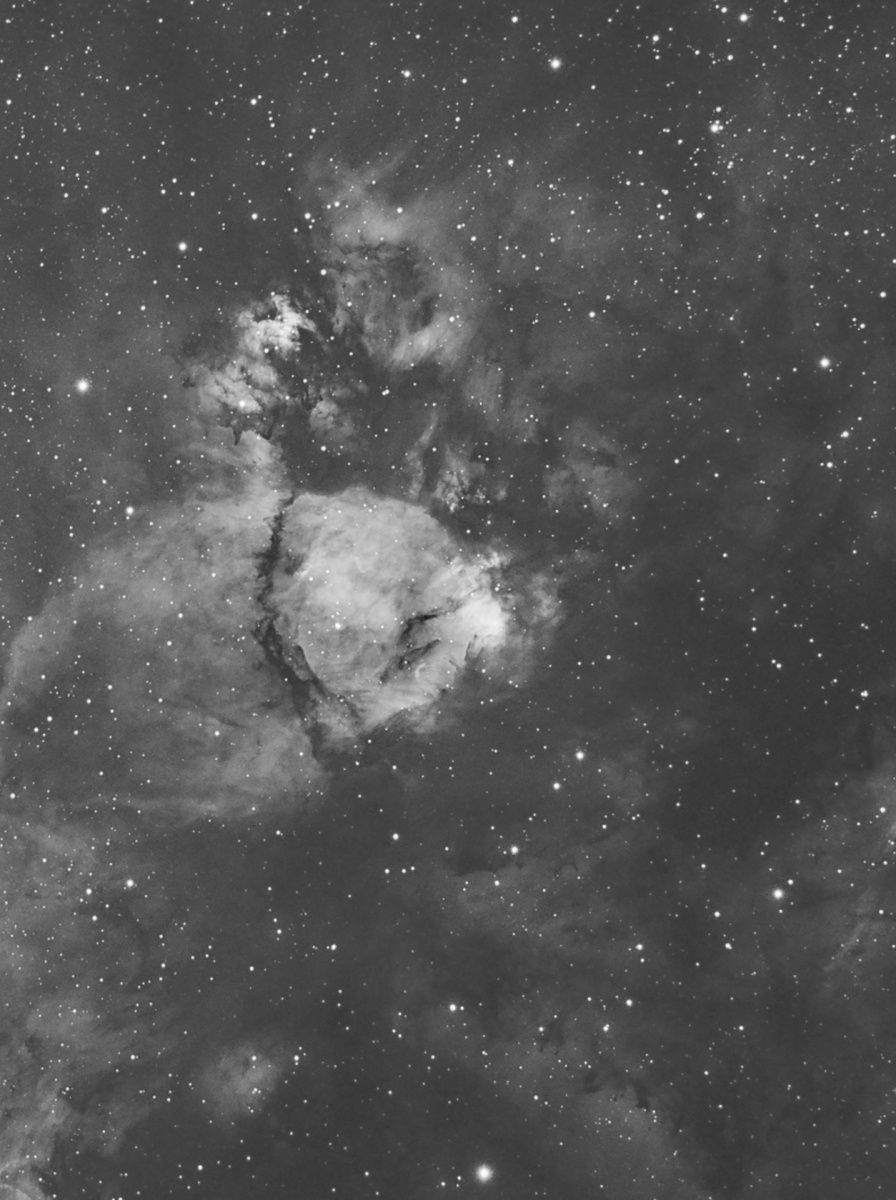 IC1795/NGC896 - part of the Heart Nebula in Cassiopeia. 16x 10 min HaSXV-H9, FLT-98, AFR-IV