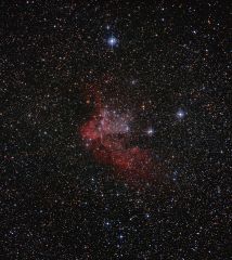 Wizard Nebula (NGC 7380)~55x2m ISO-1600, unguidedCanon 450D modded