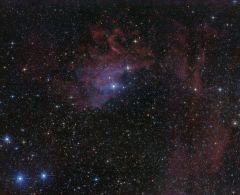 Flaming Star Nebula (IC 405)21x2min unguided ISO 800