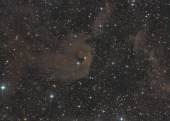 T Tauri NGC1555 Hind's Variable Nebula in Taurus 850x607 pixels FINAL FLAT