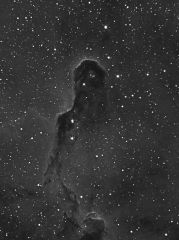 IC 1396 - 15x10 minutes Ha.  I had some problems with, as I thought, guiding.  I now think I need a coma corrector with the newt...