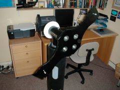 Wanted  a simple mounting  that was Altaz and came up with this one and love it its Rock solid and its new pier is 5' and my 120mm Refractor is a joy to use on it
Quick and Simple but Effective......