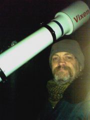 Out Observing Jupiter using the 127mm Vixen August 2011