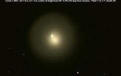 Photo of comet Holmes 17p