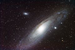 M31 with colour saturation