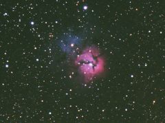 M20 Trifid Nebula Blacklands 10 x 2mins 2 6 11 Crop re process2