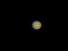 Jupiter quickie as the webcam arrived today. Taken hurriedly with an 80mm refractor, as too windy for anything serious.!!!