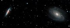 Bode's Galaxy [M81] & Cigar Galaxy [M82]   12 million light years away In The constellation Ursa Major
