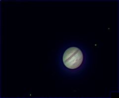 Jupiter & [I think but not sure, maybe someone else can tell me] Europa, Io & Ganymede  [301010]