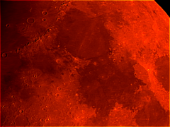 red filter moon