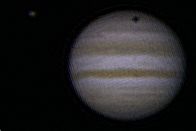first ever jupiter with moon shadow capture