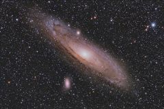 M31 Kelling Heath 2011

15 minute exposures, around 29 in total, using QHY8 camera on Borg 77EDII with 0.85 reducer. Data gathered on subsequent moonless nights with the target high in the sky.
