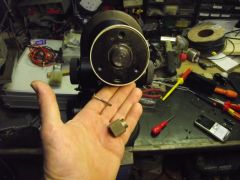 RA dial lock removed and three retaining screws