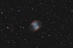 M27 Dumbbell Nebula crop