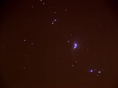 m42 1st try, Sky watcher 102mm F5 alt-az mount, Olypmus 410e,  thourgh doulble glazing windows with tracking.