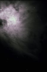 Orion Nebula: Thanks to ESO for the data file. I tried to make the colour as realistic as  the view through the eyepiece of my scope.