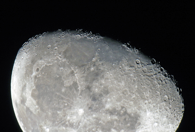 1st Prime Focus Lunar pic, after basic PS tweaking.