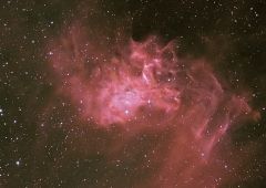 Flaming Star Nebula IC405 Crop