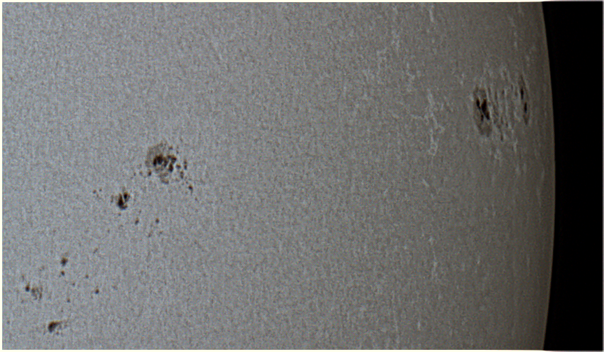 solar sunspots 12 46pm 8 9 2012
