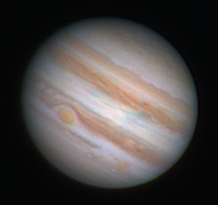 RGB Jupiter 27-01-2013 @ 21.18 shot using the DMK21AU618
