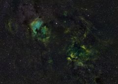 Cygnus widefield Hubble palette
