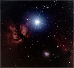orion belt  flame and horsehead