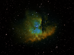 NGC 281 HST palette