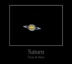 Saturn Titan&Rhea 25.3.11