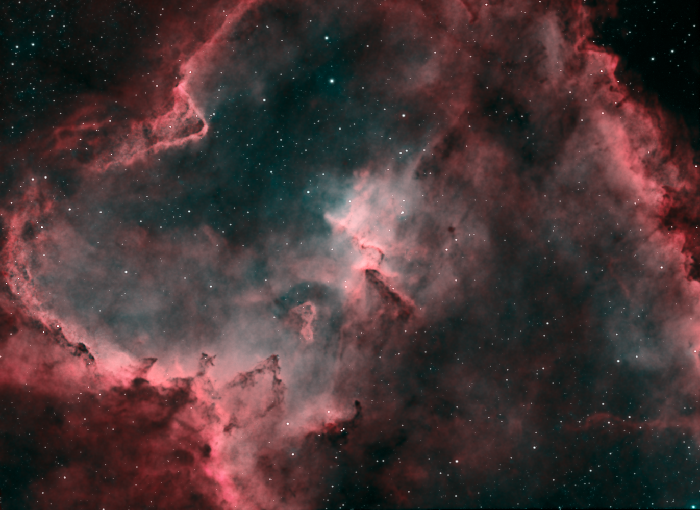 Heart Nebula IC1805 Bicolor