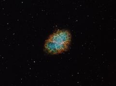 M1 Crab Nebula HST colours 2011