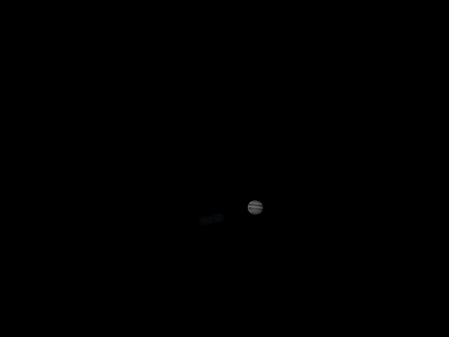 First Jupiter attempt with webcam