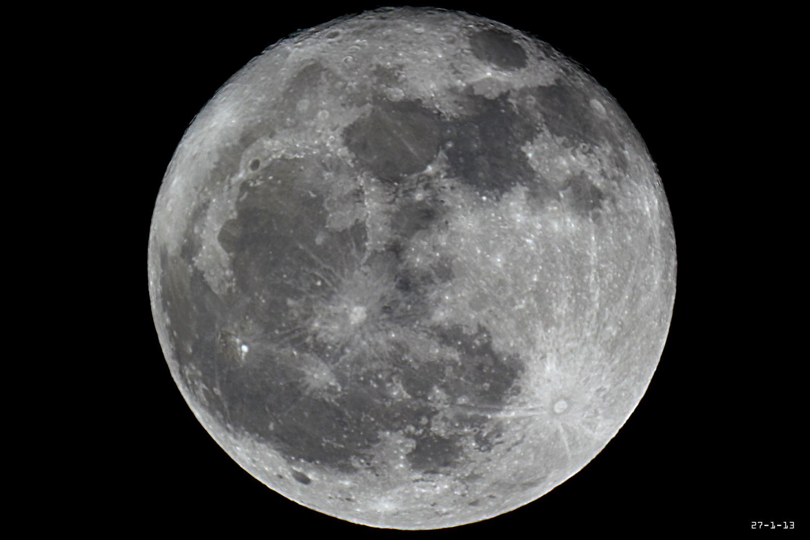 1st shot of moon with new telescope