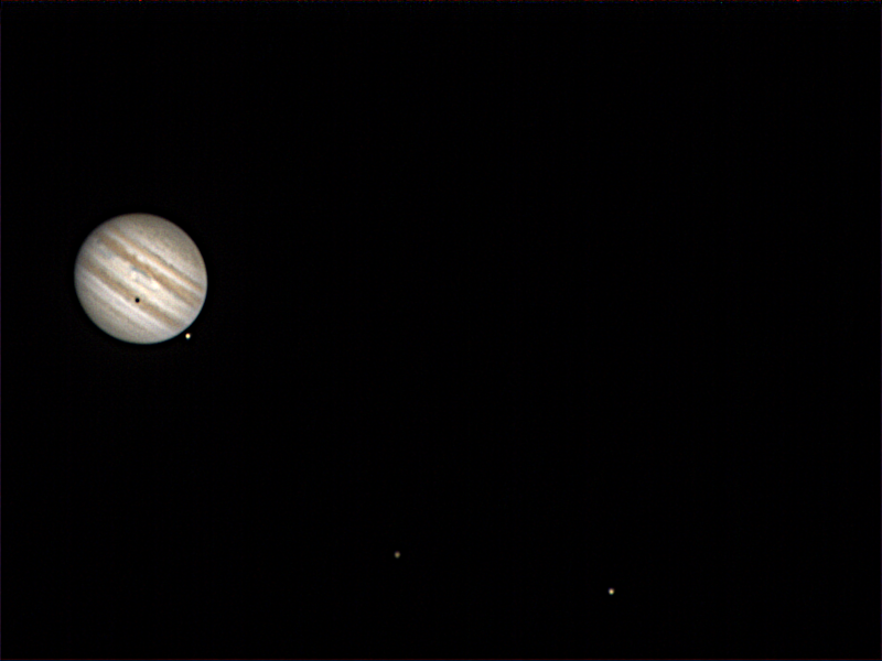 Jupiter & Io Transit 2nd Feb 2012