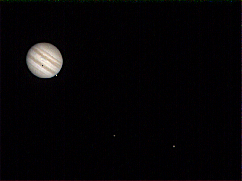 Jupiter & Io Transit 2nd Feb 2012