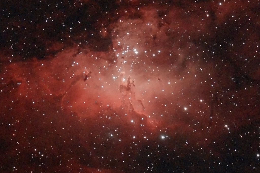 2013-05-05 - M16 - Eagle Nebula (100% Crop)