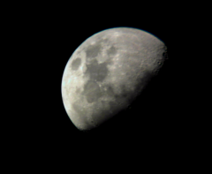 Moon with webcam