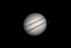 Jupiter with Europa shadow transit 7.4.2014