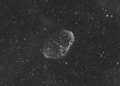 NGC 6888 Crescent Nebula Ha 12 X 900s crop 800px