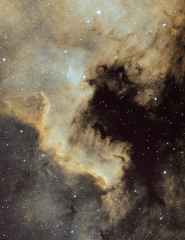 NGC 7000 Ha / OIII / sHb