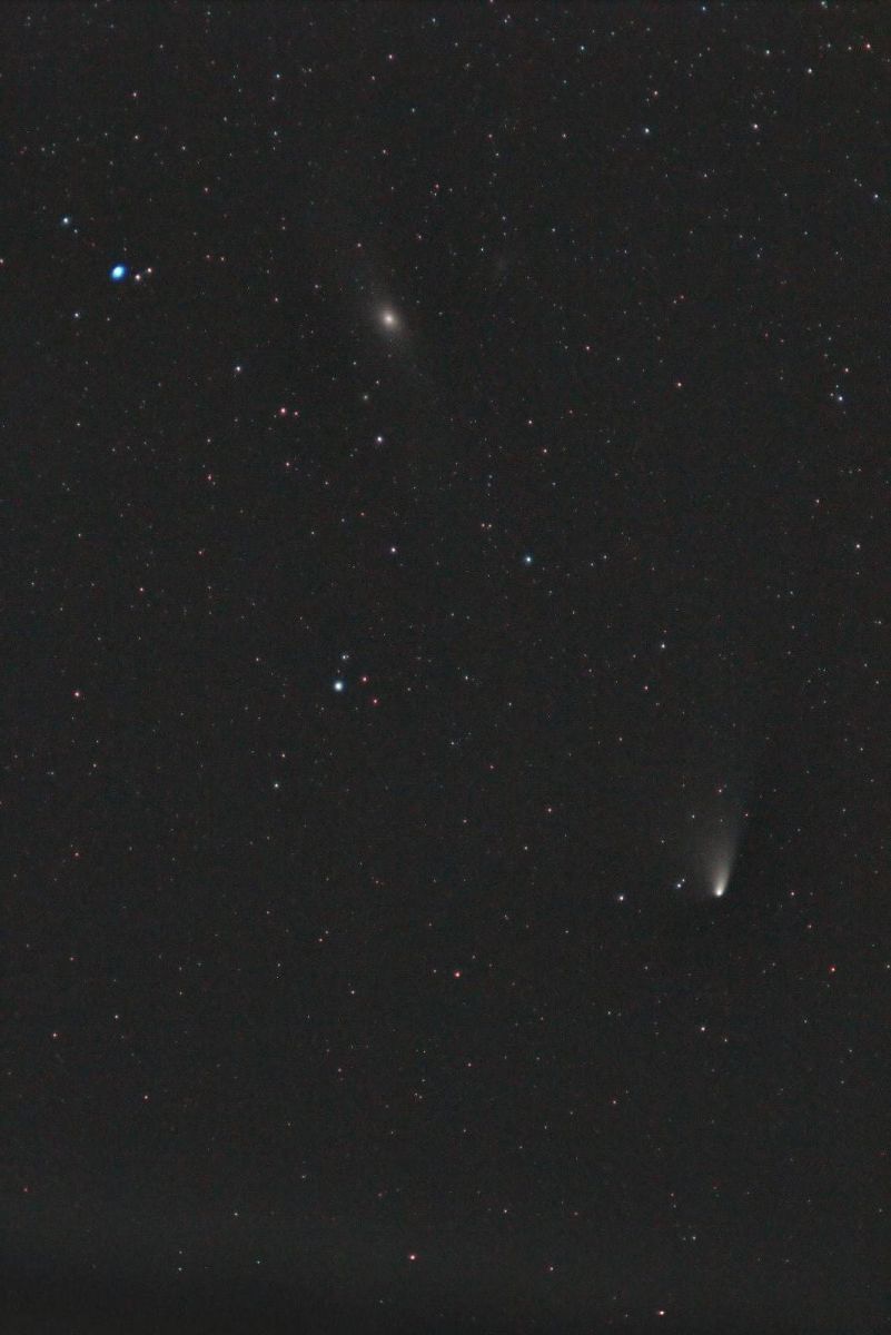 Comet PanStarrs and M31