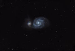 M51, the Whirlpool Galaxy (Crop & Mask)