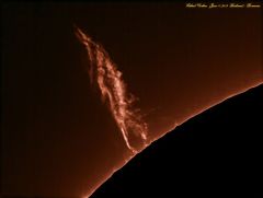 Twisted prominence on June 21   2013  (color)