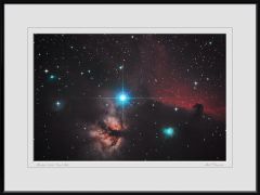 Alnitak, Flame and Horsehead nebula