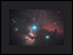 Alnitak on Orion's Belt with the Flame and Horsehead nebulae