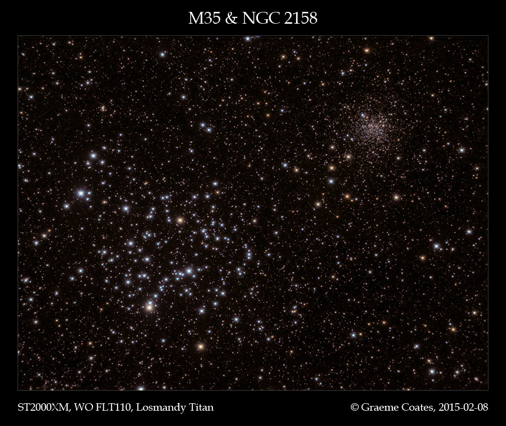 M35  & NGC2158 (Gemini)