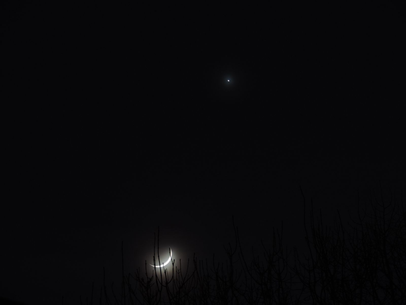 Venus And Moon