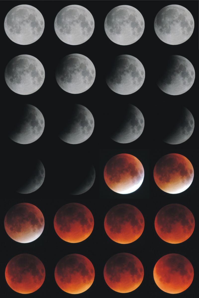 Lunar Eclipse 27 September 2015 Compilation
